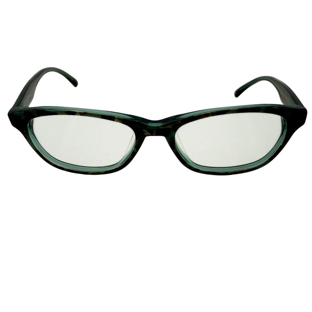 Vera Wang Luxe Laene MT Eyeglasses Mint Teal Tortoise Crystal Bling Frames 52mm